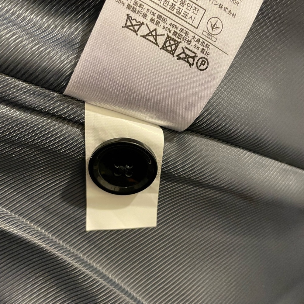 Banana Republic chartreuse car coat with quilted lining - Picture 5 of 5